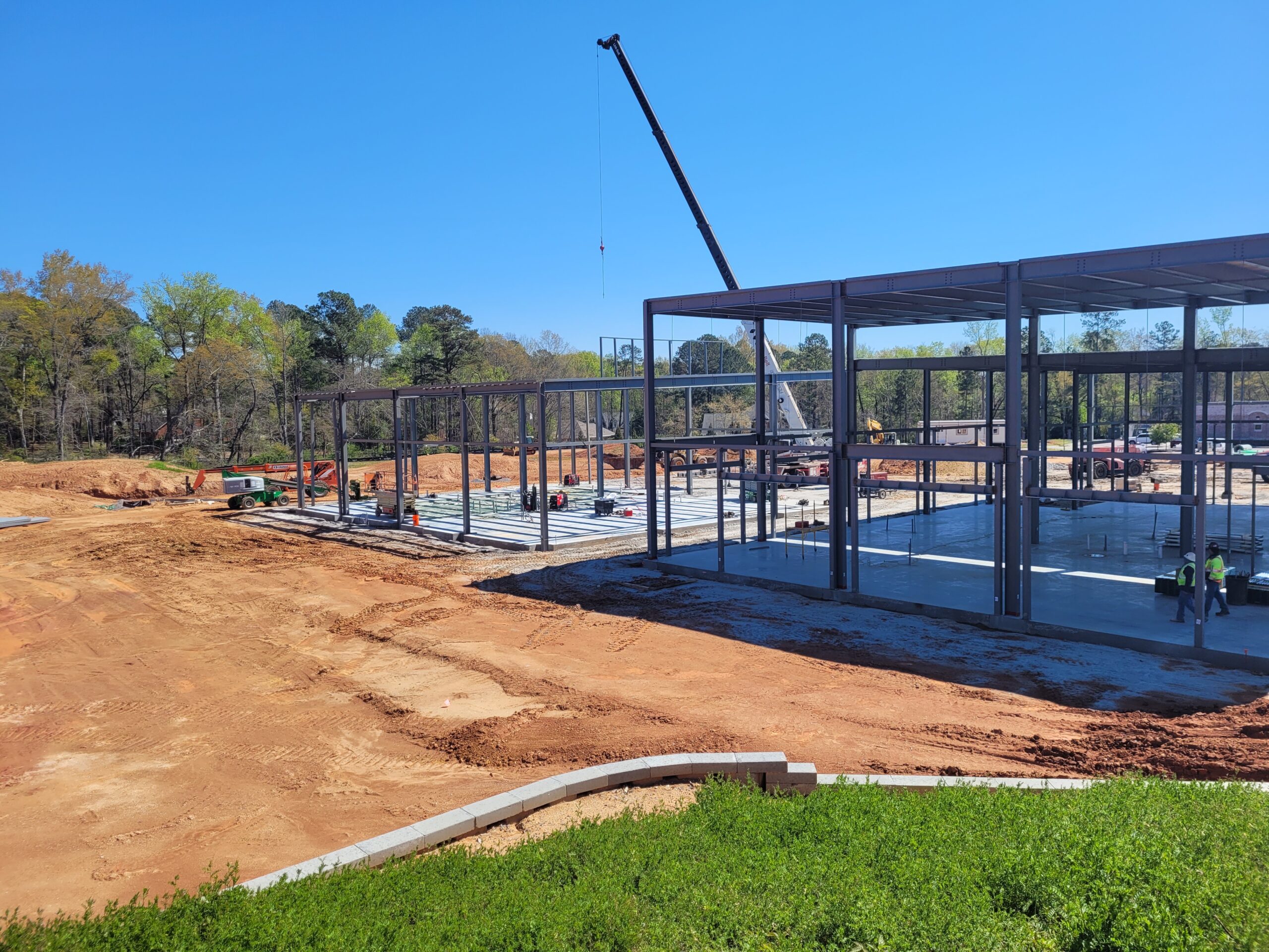 Macuch Steel Projects - Onsite at the Fury's Ferry construction project in Augusta GA